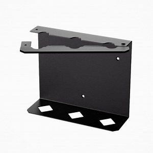[Hot Item] Black Triple Bracket Dispenser Kit in Hotel Shower Cubicle