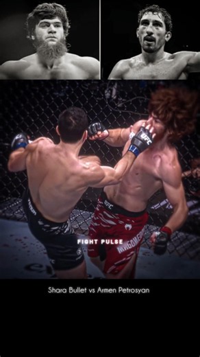 Shara Bullet vs Armen Petrosyan | Insane Double Spinning Backfist KO 😱 | UFC 308 Highlights#ufc mma