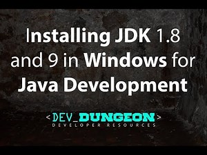 Installing JDK 1.8 and 9 on Windows for Java Beginners