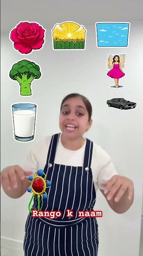 Colors Rhyme for Kids | Hindi–English Colour Poem | Learn Colours with Fun Actions