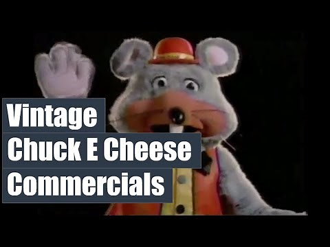 Old Chuck E Cheese Commercials from the 1980's | Retro Restaurant Ads