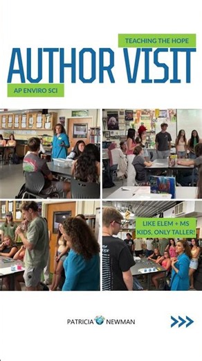 Patricia Newman visits an AP Environmental Science class