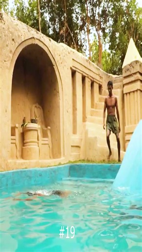 Backyard water slide build: Epic jungle-style adventure!