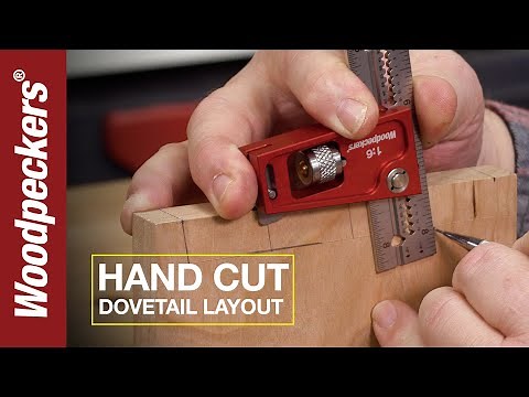 Hand Cut Dovetail Layout With The Joiner's Combination Square | Deep Dive | Woodpeckers Tools