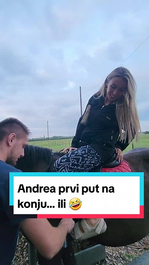 Andrea prvi put na konju: Smeh i avantura!