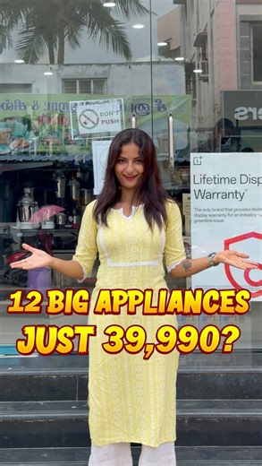 Roselin on Instagram: "Full home appliances under 40K?! Yes 🤝🔥 Share this with someone getting married or shifting house ❤️ ❄ Single Door Fridge – LG / Haier 📺 32 inch Smart TV – Foxsky / NVY 👕 7kg Semi Auto Washing Machine – Midea / Voltas / Foxsky 🌀 Mixi – Greenchef / Butterfly Rhino 🧱 Wet Grinder – Greenchef / Prestige Verna 🔥 Gas Stove – Greenchef 2B Stainless Steel 🍲 Cooker – Greenchef 3L 🍳 Non Stick Tawa – Greenchef ⚡ Induction Stove – NuStar ☕ Kettle – NuStar 🍱 Lunch Box – Green