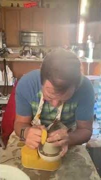 Mini wheel and marbling clay