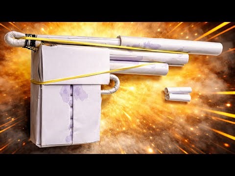 How to Make a Paper Pistol 🔫 | Working Paper Gun at Home |