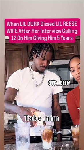When LIL DURK Dissed LIL REESE WIFE After Her Interview Calling12 On Him Giving Him 5 Years #shorts