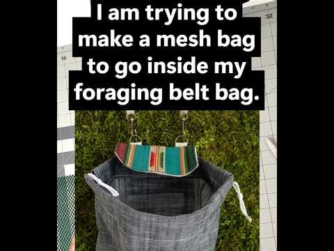 Making a Mesh Bag Without a Pattern