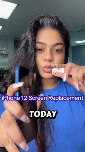 iPhone 12 Screen Relacement #iphone #trini_tiktoks #iphonerepair #tektok #fyp