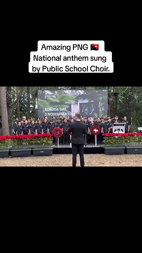 Papua New Guinea National Anthem Performance by Choir