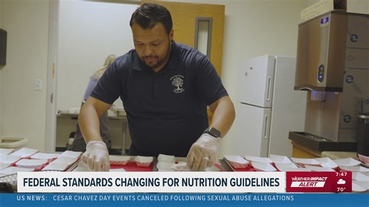 Federal standards are changing for nutrition guidelines