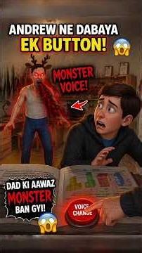 “Galti Se Button Dabaya… Dad Ban Gaya MONSTER! 😨” #shorts #horrorshorts #short