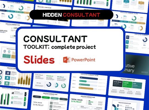 Consulting PPT Template | Mckinsey BCG Style Toolkit Consultant | Powerpoint Slides Strategy Deck - Etsy