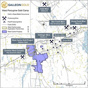 Galleon Gold Receives Invitation to Submit Closure Plan for West Cache Project Bulk Sample Program