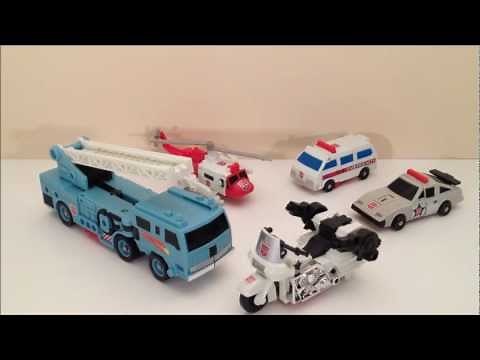TRANSFORMERS G1 PROTECTOBOTS - VINTAGE TOY REVIEW