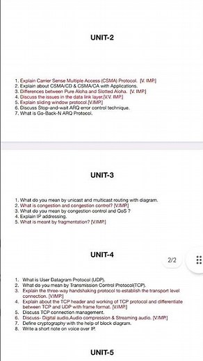 Computer Network Important questions#shorts#youtubeshorts #motivation
