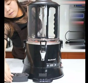 YUCHENGTECH 10L Commercial Hot Chocolate Machine Maker and Dispenser - Beverage Warmer for Heating Coffee, Milktea - CE Certification (110V)