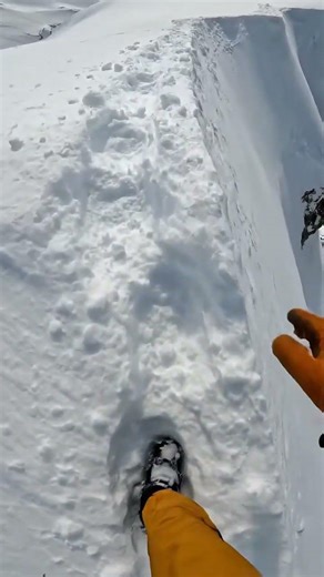 Walking The Snow Ridge