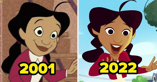 15 Side-By-Sides Of The “Proud Family” Characters In The Original Vs. Reboot