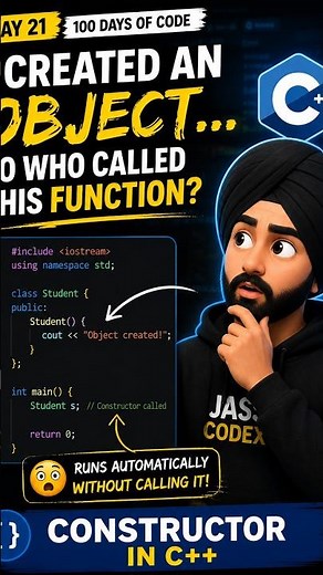 This C++ Function Runs Without You Calling It! 🤯 Day 21 of 100 learning c++