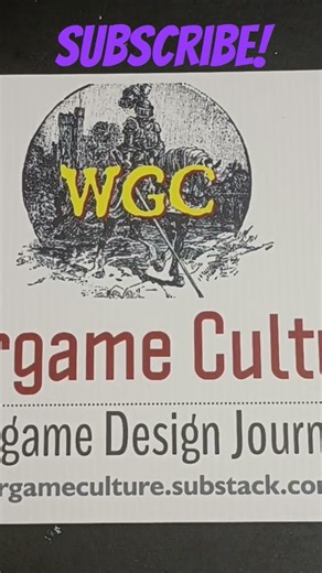 Subscribe to the Wargame Culture substack! It's your community for game design, theory, & practice.