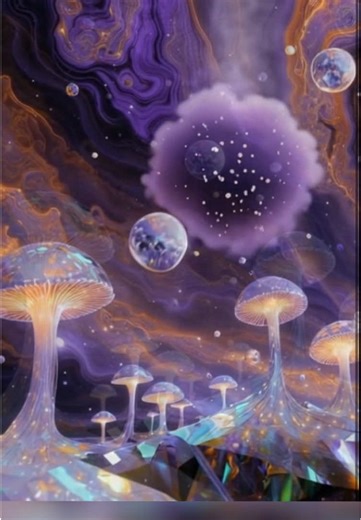 Abstract animation: Alien Life Trippy psychedelic art. Alien Worlds. Follow 4 more CHAOS! Vibes & Vices