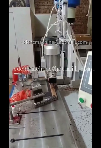 Thread Insert machine for wood panel #machine #threads #insert #wood