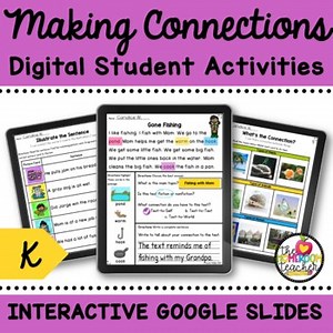 Making Connections Worksheets and Activities Digital Google Slides