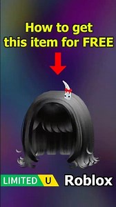 FREE UGC LIMITED - HOW TO GET UGC Lovely white hair on black hair in Be A Hair #roblox #freeugc #ugc