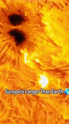 Bigger Than Earth?! 🌍 Sunspots Explained 🔥