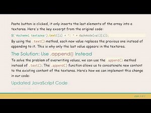 How to Copy Object Array Values into a Textarea Field Efficiently