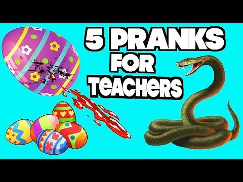 5 Pranks You Can Do On Teachers At School On April Fools' Day- HOW TO PRANK (Evil Booby Traps)