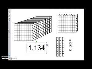 writing decimals using base ten blocks