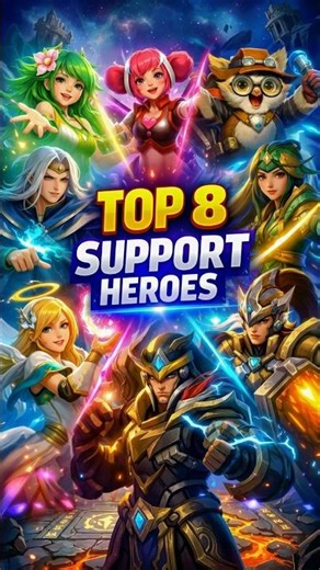You’re Playing Support WRONG! 😳 Top 8 Must Pick Heroes #mlbb #mobilelegends