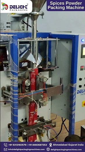 Efficient Spices Powder Packing Machine | High-Speed & Precise Packaging