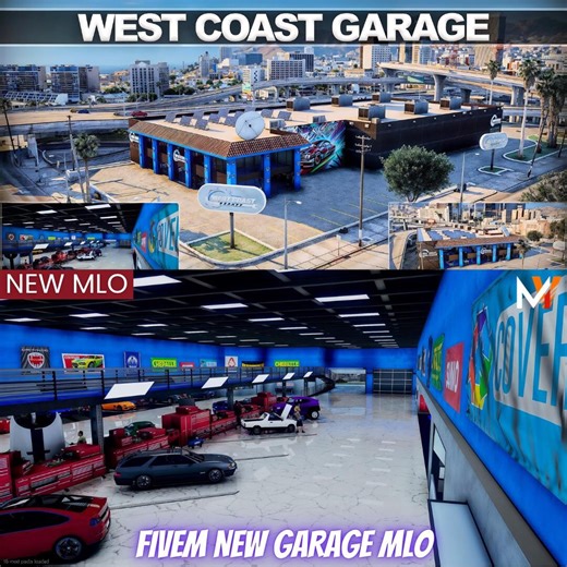 Fivem New Garage Mlo: West Coast Garage - Etsy