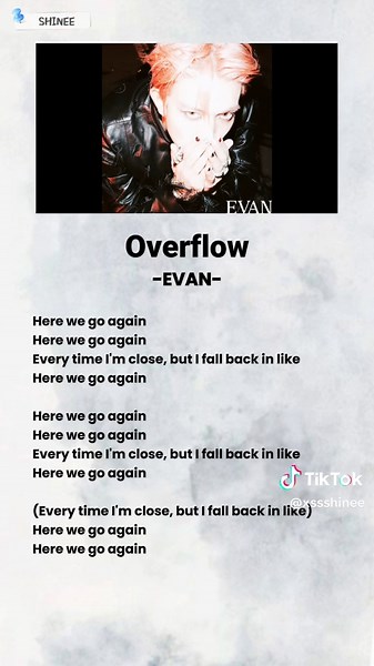 Overflow lyrics — EVAN (Lee Heeseung) full lines