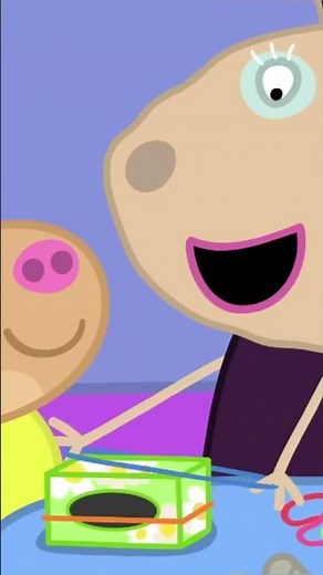 Pedro Pony Makes a DIY Twanger! 🪕 #peppapig #shorts