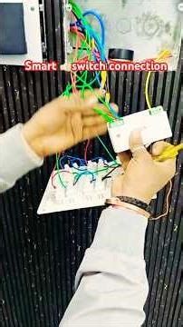 Smart 🫰🏻switch ka connection| how to convert normal swich board to smart switch board ? #shorts