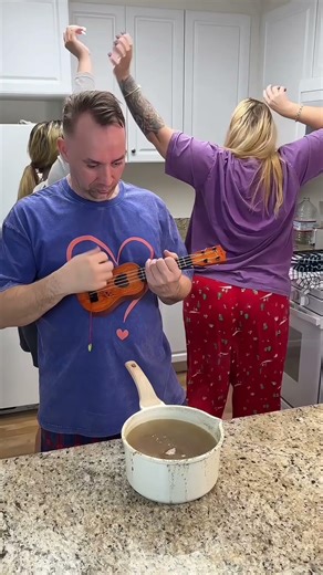 Burned my hand… and somehow it turned into a full family Spanish dance party in 5 seconds 🔥💃