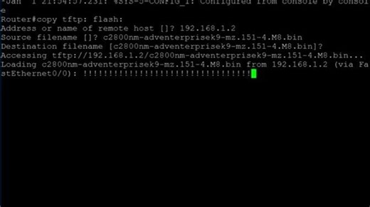 تعویض و نصب سیستم عامل روتر سیسکو 2811 نسخه IOS 15 مناسب ویپ