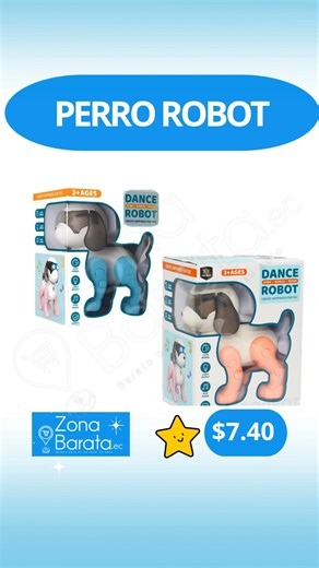 PERRO ROBOT $7.40🤩🤩 -El juguete es un perro robot interactivo que canta, baila y se mueve. -Tiene efectos de luz y reproduce música. -Se puede programar para realizar diferentes movimientos, como inclinarse, hacer flexiones y sentarse. -El juguete está hecho de un material seguro y tiene un diseño de cachorro lindo. 📍Estamos ubicado en el sur de Guayaquil: Esmeraldas y Augusto González (Esquinera) Celular: 0987565134 📲 #Guayaquil #ecuador #Damas #Caballero #niñ@ | zonabarataec
