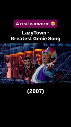Childhood Nostalgia 🌈 on Instagram: "LazyTown - Greatest Genie Song (2007) Aired/Released on: CBeebies, Nick Jr., RÚV, Cartoonito, CBS, Sprout, Channel 5’s Milkshake!, DVD & more 📺 Probably one of my favourite LazyTown songs 🕺🏼🧞‍♂️ #Childhood #Nostalgia #ChildhoodMemories #KidsTV #RÚV #NickJr #MilkshakeTV #CBeebies #LazyTown #GreatestGenie #RobbieRotten #StefanKarlSteffanson #ÖrnArnason #2007 #2000skids #2000s #00s #Throwback #Reels"