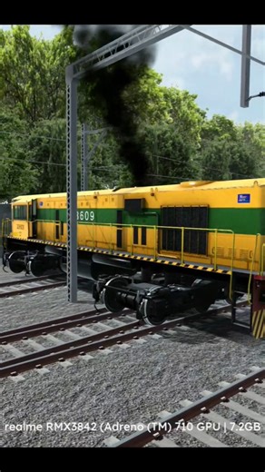 🚂🤯WDS6 high speed dangerous accident RG TRAIN TECH DEMO #railworks #train #localtrain #railway4k