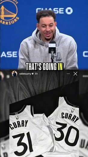 Seth Curry on hitting the floor with Steph and collecting their jerseys