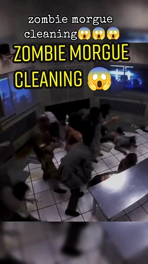 Creepy Zombie Morgue Cleaning Prank