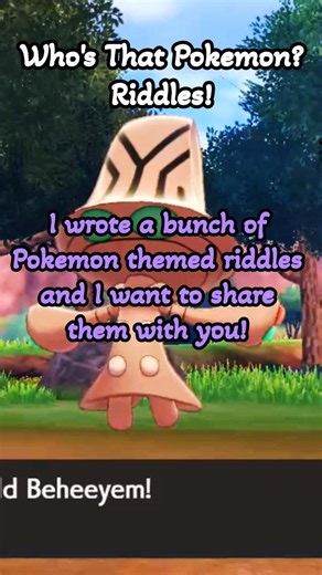 Pokemon Riddles!!! Week 1 #pokemon #riddles #pokemonriddles #guessthepokemon #videogames #short