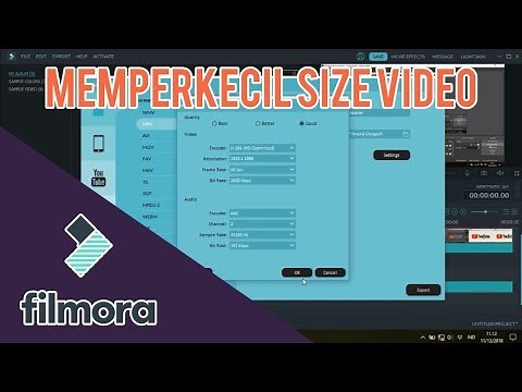 Cara Memperkecil Ukuran (Size) Video di Filmora